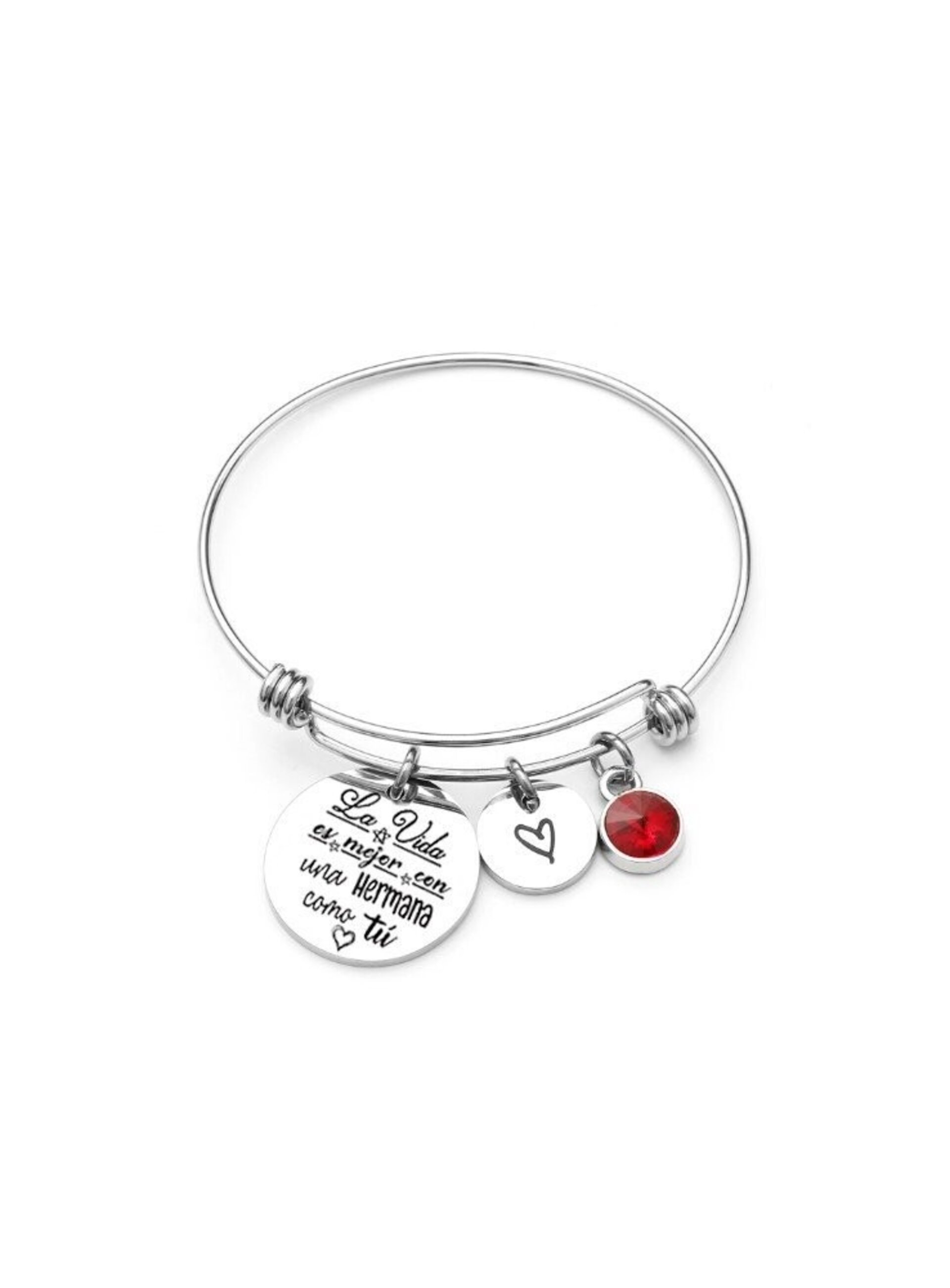 Pulsera con dos chapas personalizadas - 2